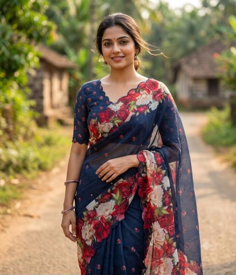 Svara fancy designer saree wholesale online
